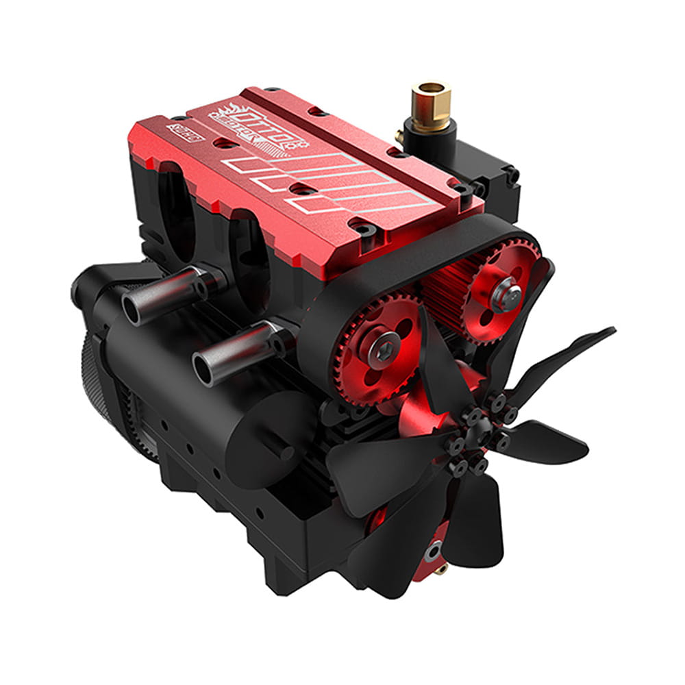Rc Inline Engine FS-L200AC Nitro Internal Combustion Engine Model Kit | Inline 2 ...