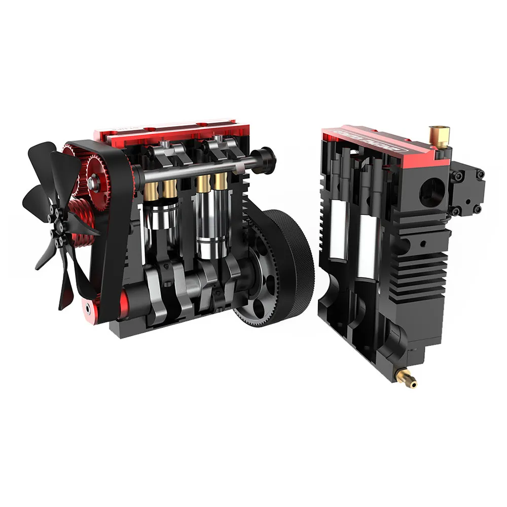 Rc Inline Engine FS-L200AC Nitro Internal Combustion Engine Model Kit | Inline 2 ...